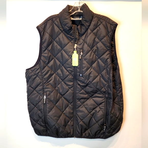 Free Country Other - New Men's Free Country Black Vest Quilted Men's Vest Warm Size XXL / 50-52